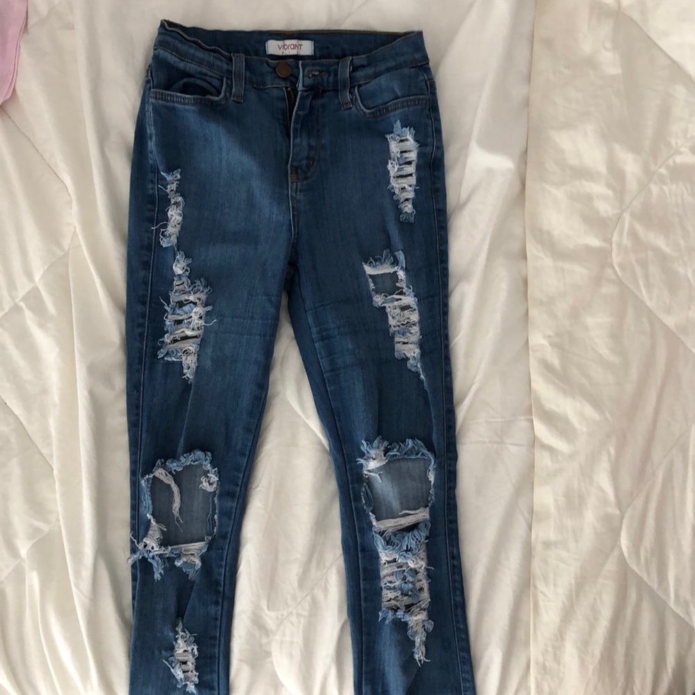 Vibrant jeans
